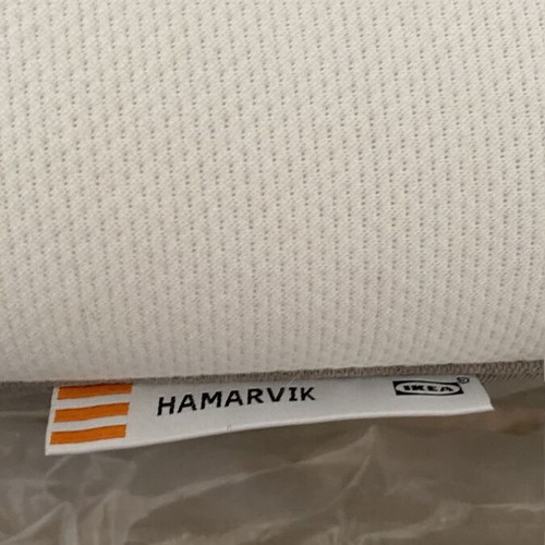 IKEA Hamarvik mattress like new, white, 200x90x20 cm