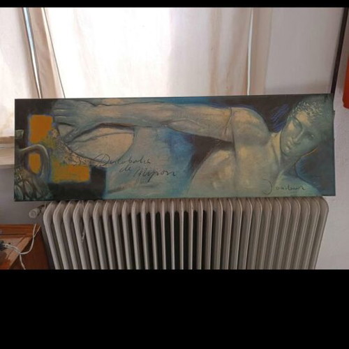 Discobolus painting by Myron like new