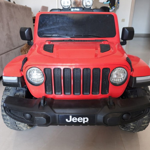 Jeep Wrangler 4x4 electric kids car with rubber wheels
