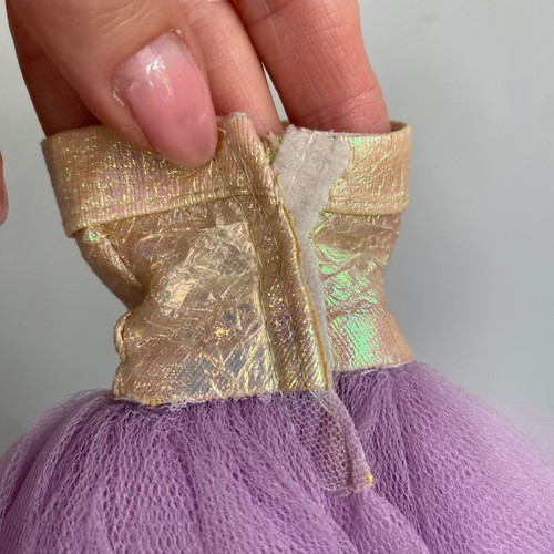 Vintage Puff Dress for Bibi-Bo doll used
