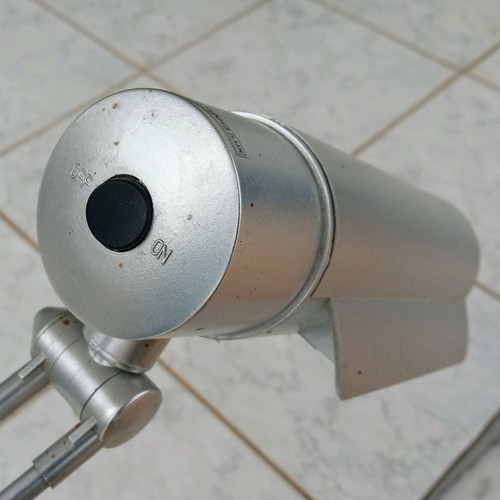 Desk lamp used with adjustable arms and On Off switch