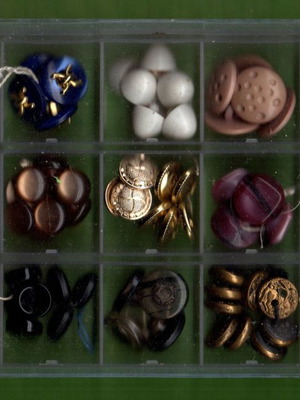 Κουμπιά ραπτικής ασυνήθιστο μοτίβο δεκαετίας '80 ποικιλία σχεδίων