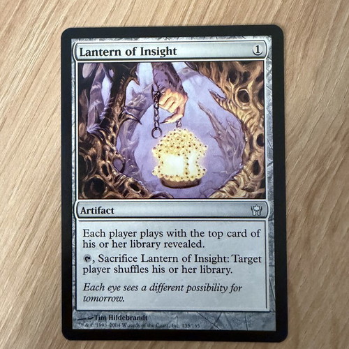 Lantern of Insight MTG card Fifth Dawn 2004, uncommon