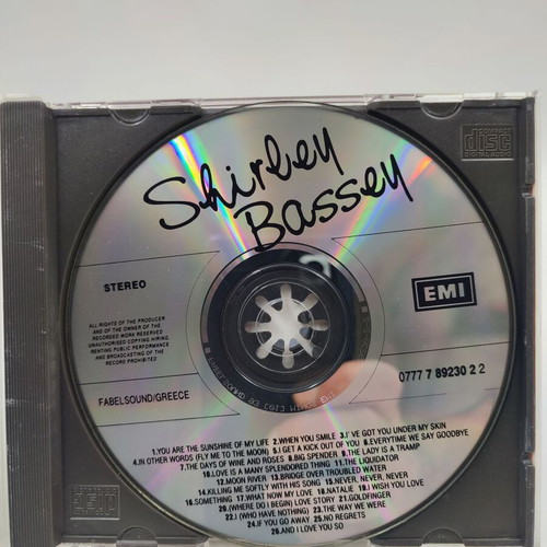 Shirley Bassey 25 Hits Audio CD used, jazz