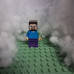 Lego compatible Minecraft figure like new