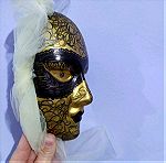  Χειροποίητη διακοσμητική μάσκα χρυσή