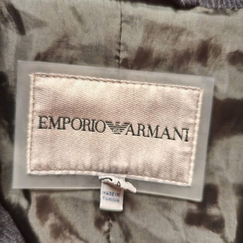 Emporio Armani corduroy jacket size 40 like new, black
