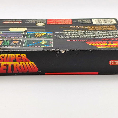 Super Metroid SNES Complete in Box used PAL ESP Super Nintendo