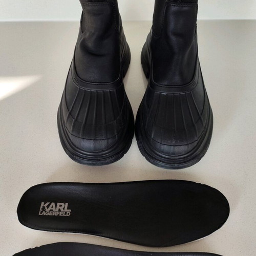 Karl Lagerfeld KL42970 boots like new, leather, black, size 41