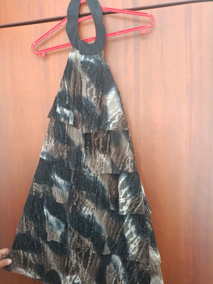Dress like new, size M, black and brown
