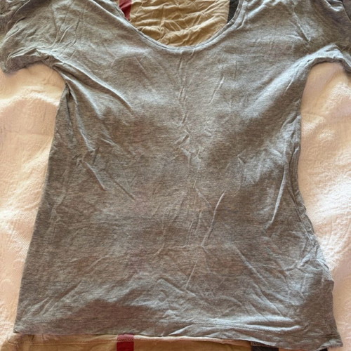 Burberry reversible elastic blouse like new, grey, size XS