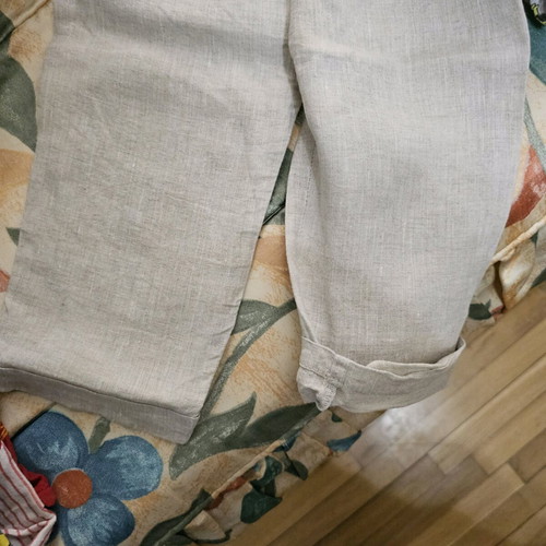 Beige baby pants like new, pack of two