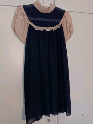 Traffic People women's dress like new, blue with pale pink details