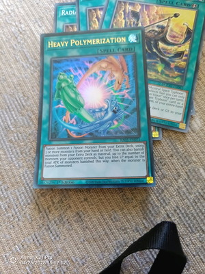 Heavy Polymerization Yu-Gi-Oh card like new (V.2 - Ultra Rare)
