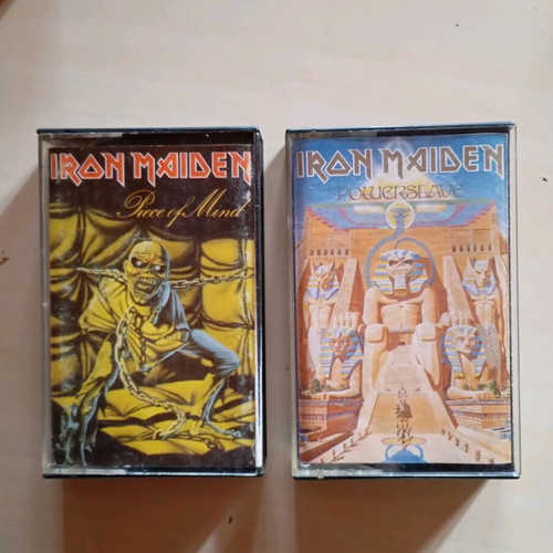 Iron Maiden collectible concert ticket 2000 used, gift 2 cassettes