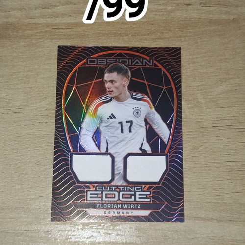Panini Obsidian Cutting Edge Florian Wirtz 2024/25 card like new /99