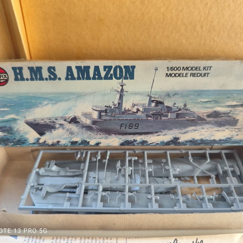Airfix HMS Amazon F169 model kit 1/600 scale