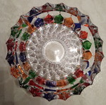Glass ashtrays new, set of 2 large