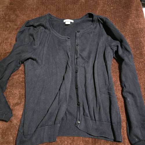 Black cardigan like new, size S