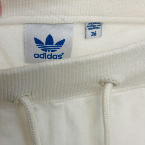 Adidas white sweatpants like new, size S