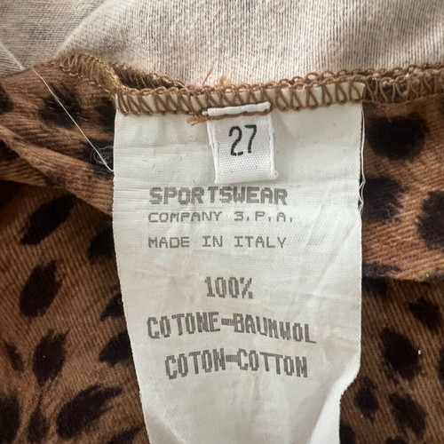 Fendissime vintage leopard mini skirt