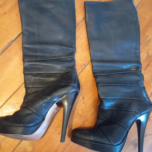 Vero Cuoio leather boots size 37, like new, black