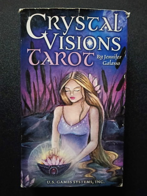 Authentic Crystal Visions Tarot deck like new by Jennifer Galasso