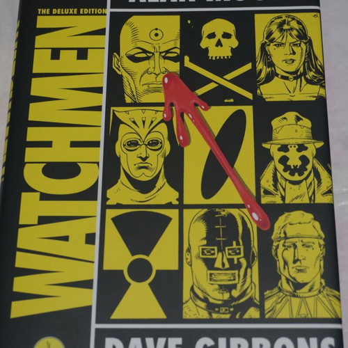 Watchmen Deluxe edition hardcover new, signed by John Higgins