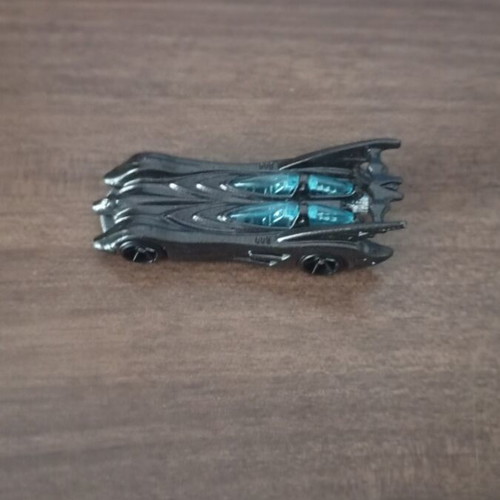 Hot Wheels DC Comics Batmobile Dark Gray with Blue Windows Mattel 2004