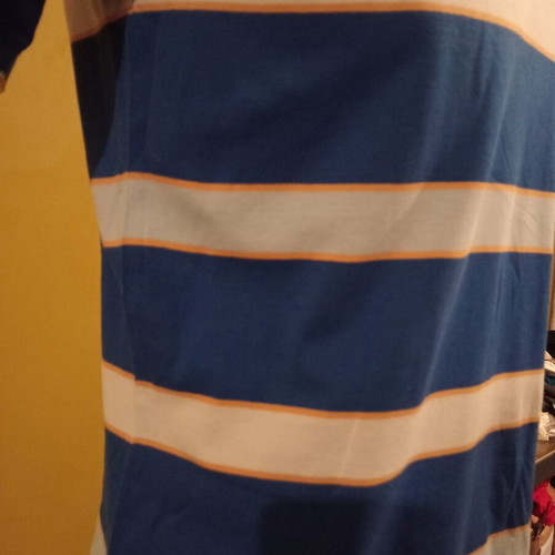Claudio Ferrante striped men's polo shirt like new, size M