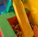 Children's slide used