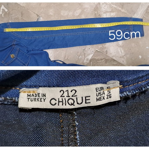 212 Chique women's denim dress like new, blue, size S