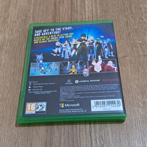 Edens Zero Xbox Series X game like new