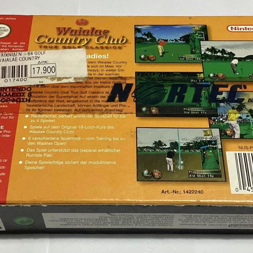 Nintendo 64 Waialae Country Club True Golf Classics new, factory sealed