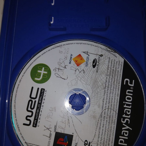 Wr4 PS2 game used, sports racing