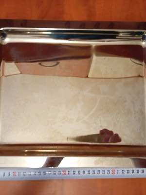 Silver tray new, flawless