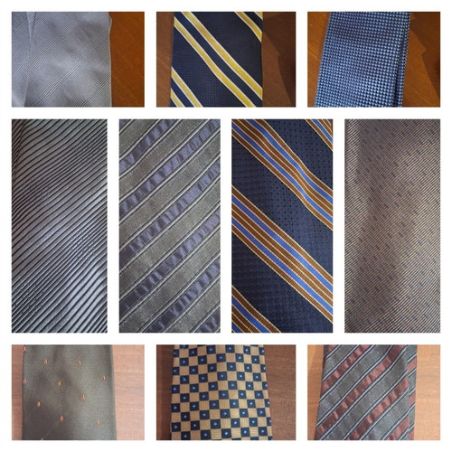 Tie collection 37 pieces new, various designs and colors