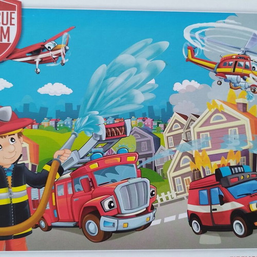 Various puzzles used, educational toys