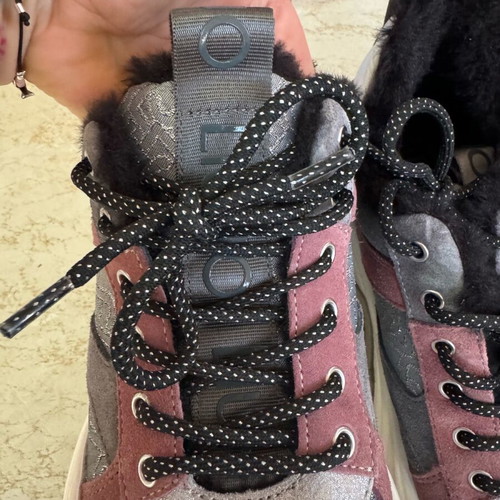 Liu Jo sneakers grey like new with fur lining and double sole size 37