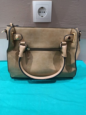 Γυναικείες τσάντες μεταχειρισμένες, 2 μπεζ με δώρο τρίτη δερμάτινη