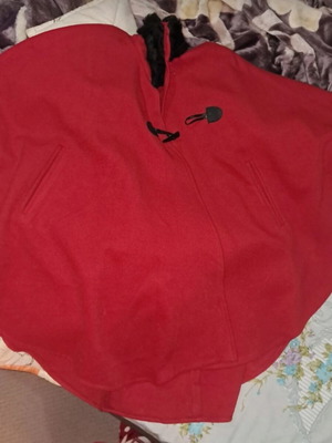 Cape On Line red, like new, size S