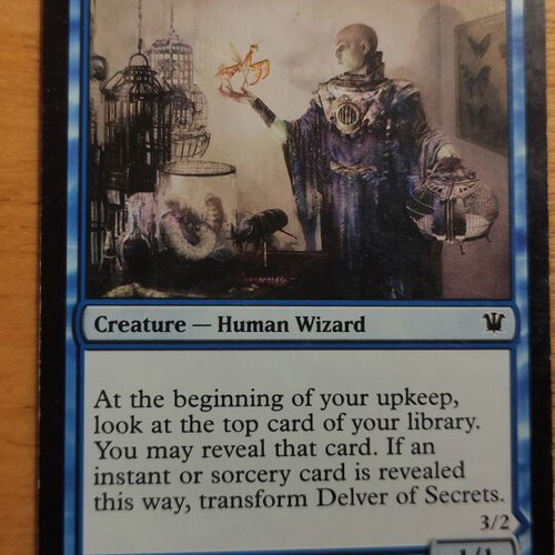 Delver of Secrets Magic the Gathering card like new