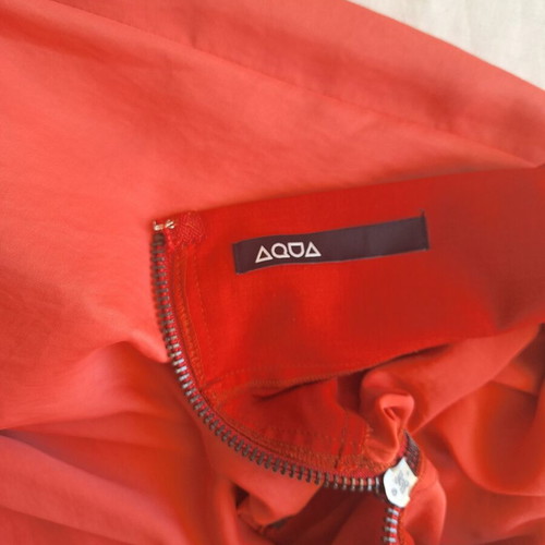 Aqua Colorblock Strapless Maxi Dress Coral Red Size S like new