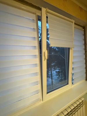 Modern Zebra (Day&Night) blinds like new 130x65 cm