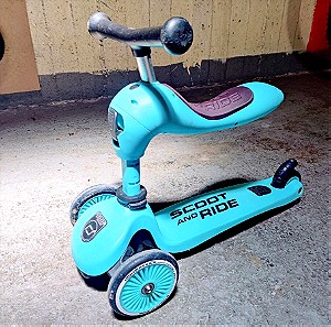Scoot & Ride Παιδικό Πατίνι Highwaykick 1 Τρίτροχο με Κάθισμα για 1-5 Ετών