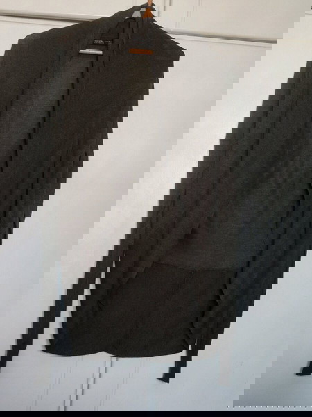 Bershka χακι πλεκτη ζακετα.Νο Medium.