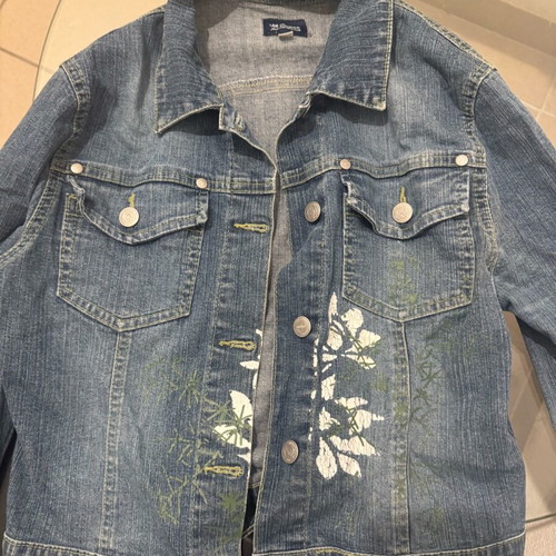 Y2K denim jacket Lee Cooper like new, blue multicolor XS-S