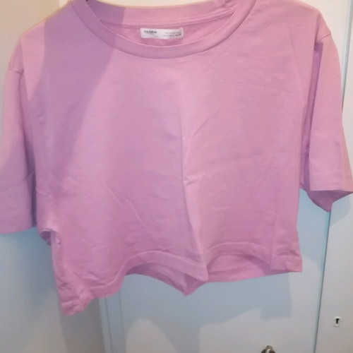 T-shirt short sleeve women's pink Pull and Bear like new