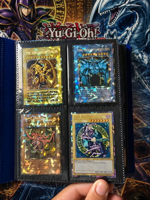 Yu-Gi-Oh! binder with 90 authentic cards