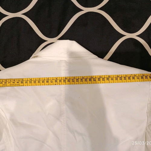 Lussile women's white jacket like new, size M